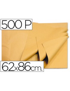 Papel manila crema 62x86 cm paquete de 500 hojas