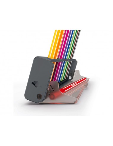 Rotulador stabilo acuarelable pen 68 estuche click set 10 unidades colores surtidos
