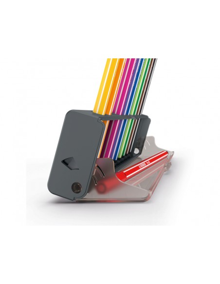 Rotulador stabilo acuarelable pen 68 estuche click set 10 unidades colores surtidos Rotulador stabilo acuarelable pen 68 estuche click set 10 unidades colores surtidos