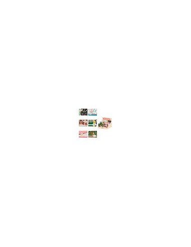 Mini postal arguval mujer 127x89 mm