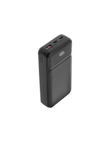Bateria externa tnb 20000 mah para portatiles 65 w usb-c + 2xusb-a color negro