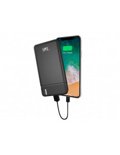 Bateria externa tnb 10000 mah micro usb + usb typo c color negro