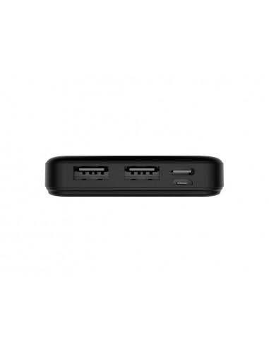 Bateria externa tnb 10000 mah micro usb + usb typo c color negro