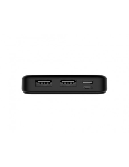 Bateria externa tnb 10000 mah micro usb + usb typo c color negro