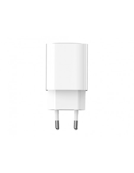 Cargador de pared tnb gan 45 w usb-c + usb a color blanco