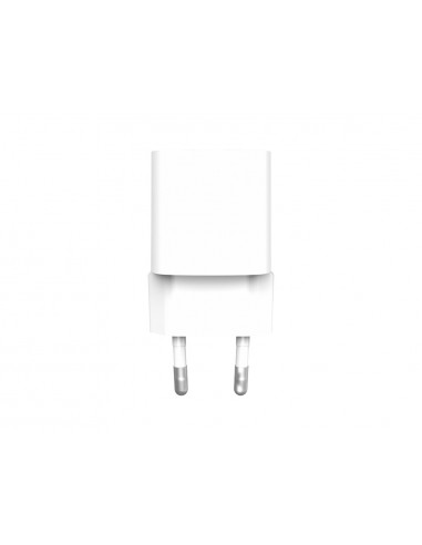 Cargador de pared tnb gan 30 w usb-c + usb a color blanco