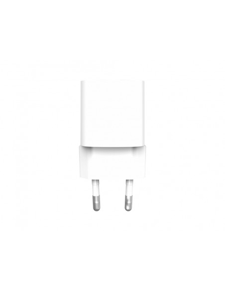 Cargador de pared tnb gan 30 w usb-c + usb a color blanco