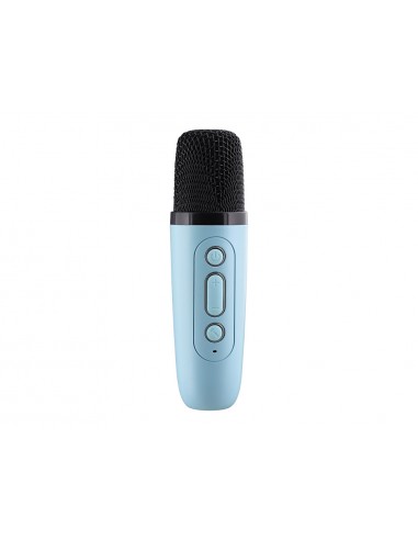 Karaoke tnb infantil 10 w bluetooth con luces led y 2 microfonos color azul