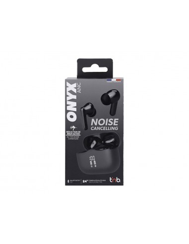 Auriculares tnb onyx tws wireless con cancelacion de ruido color negro