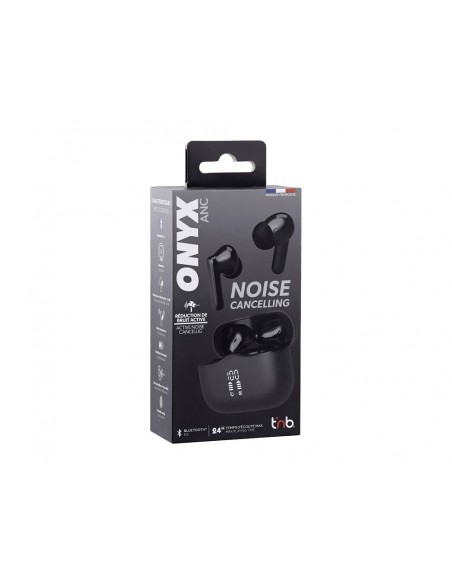 Auriculares tnb onyx tws wireless con cancelacion de ruido color negro