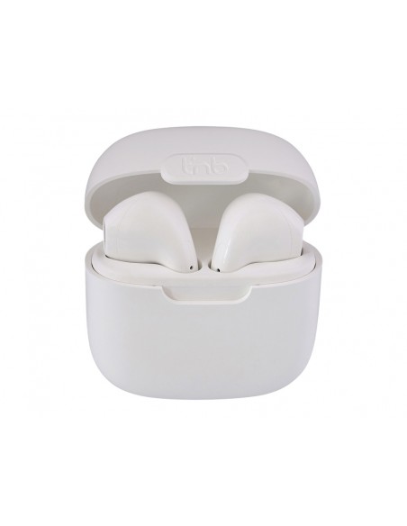 Auriculares tnb feat3 true wireless con microfono color blanco