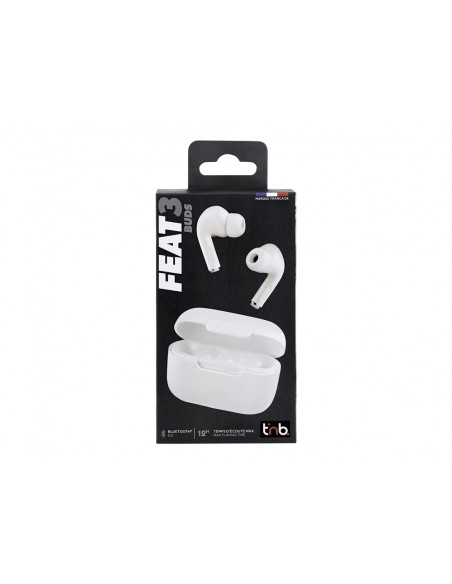 Auriculares tnb feat3 true wireless color blanco
