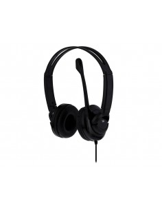 Auriculares tnb hs-200 multimedia con microfono usb color negro