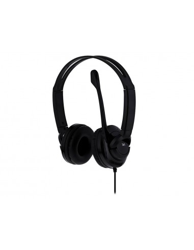 Auriculares tnb hs-200 multimedia con microfono usb color negro