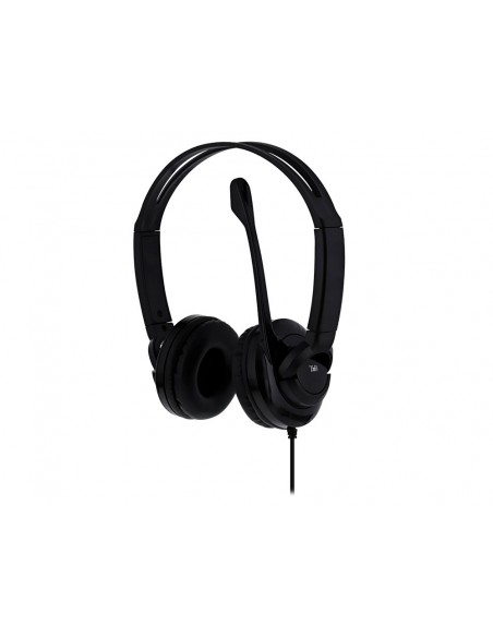 Auriculares tnb hs-200 multimedia con microfono usb color negro