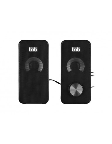 Altavoces tnb 6w usb entrada jack 3,5 mm color negro