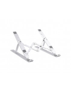 Soporte para portatil hasta 17/' tnb iclik plegable regulable 7 alturas aluminio