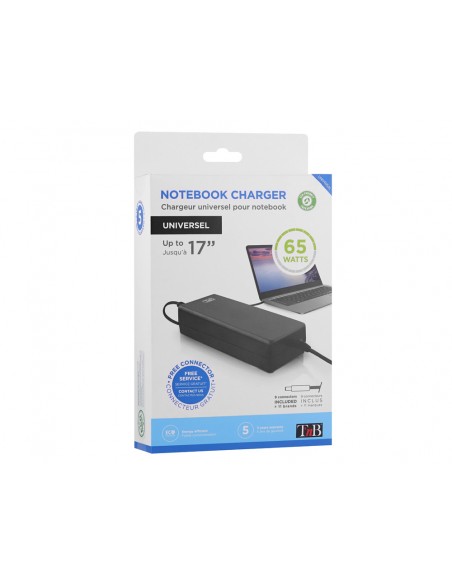 Cargador para portatil tnb usb-c 65w con 9 adaptadores Cargador para portatil tnb usb-c 65w con 9 adaptadores