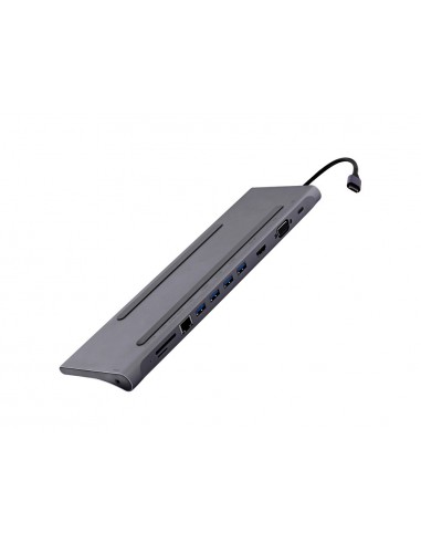 Hub tnb iclik 11 en 1 usb-c color aluminio