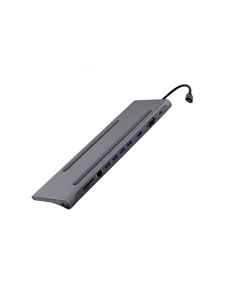 Hub tnb iclik 11 en 1 usb-c color aluminio