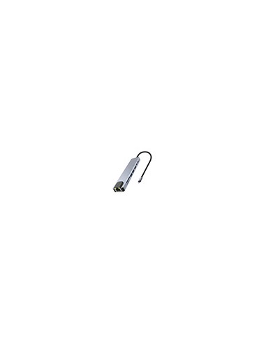 Hub tnb iclik 8 en 1 usb-c color aluminio