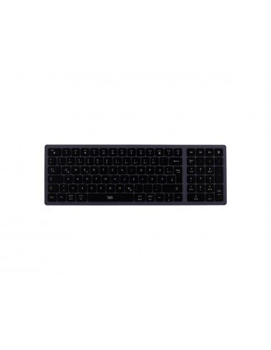 Teclado tnb iclik ultrafino inalambrico color gris