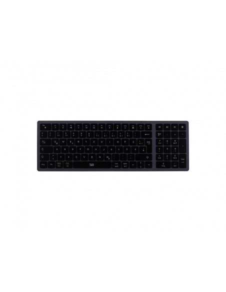 Teclado tnb iclik ultrafino inalambrico color gris