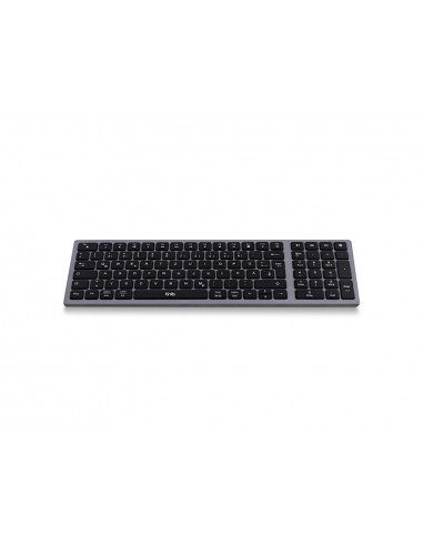 Teclado tnb iclik ultrafino inalambrico color gris