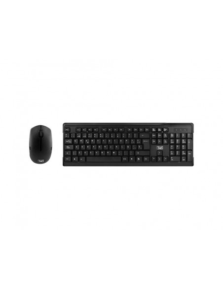 Set teclado + raton tnb bridge inalambrico color negro