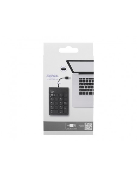 Teclado numerico tnb usb-a con cable color negro