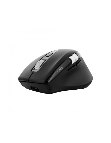 Raton tnb infinite iclik inalambrico doble rueda usb tipo-a 3200 dpi siete botones color negro