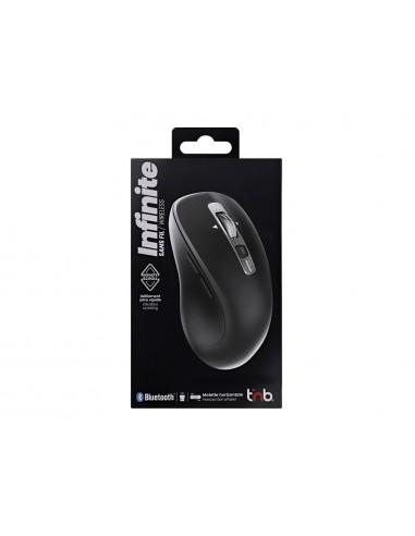 Raton tnb infinite inalambrico 3200 dpi seis botones color negro