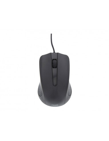 Raton tnb shark optico 1000 dpi mac/pc/linux con cable usb-a color negro