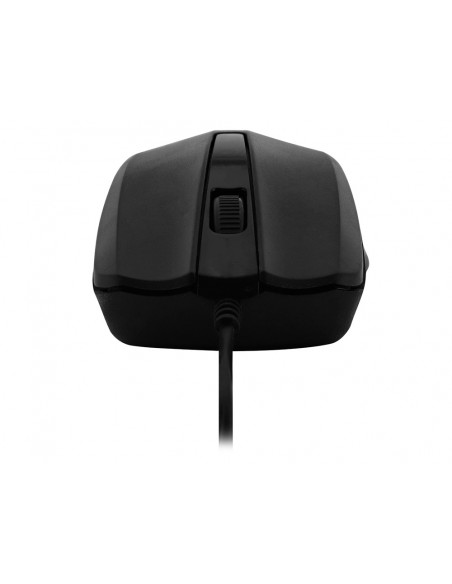 Raton tnb shark optico 1000 dpi mac/pc/linux con cable usb-a color negro