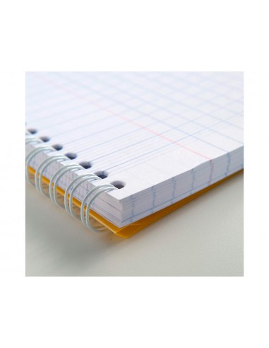 Cuaderno espiral clairefontaine koverbook tapa polipropileno din a4+ 80 hojas cuadro 5 mm banda 4