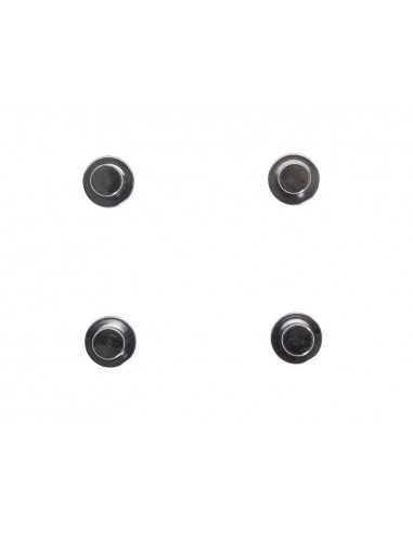 Iman maul conico de neodimio 22 cm diametro peso maximo 14 kg pack de 4 unidades acero inoxidable