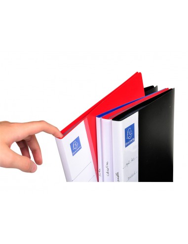 Carpeta exacompta up-line escaparate din a4 80 fundas polipropileno color negro