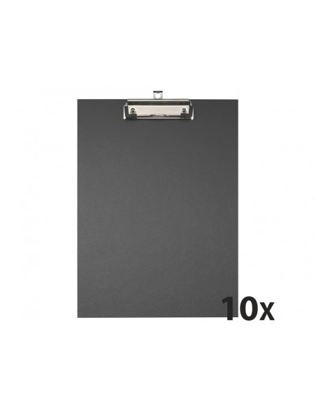 Portanotas exacompta din a4 carton rigido color negro