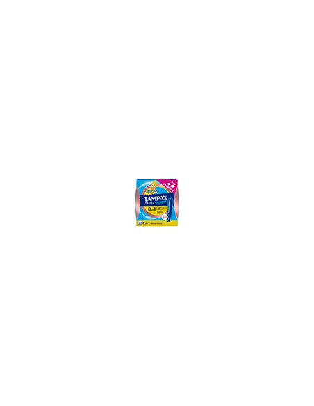 Tampon tampax pearl compak regular caja de 20 unidades