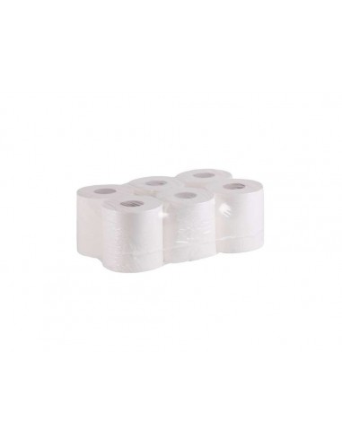Papel secamanos lucart ecologico 16,5 g 2 capas 180 mm x 95 m paquete de 6 rollos
