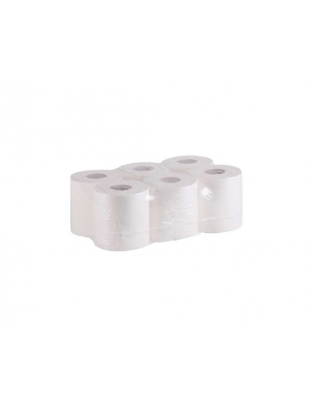 Papel secamanos lucart ecologico 16,5 g 2 capas 180 mm x 95 m paquete de 6 rollos Papel secamanos lucart ecologico 16,5 g 2 capas 180 mm x 95 m paquete de 6 rollos