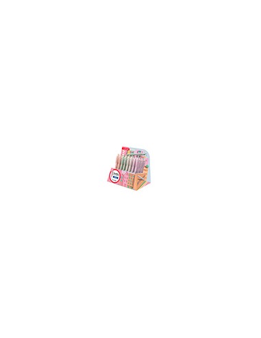 Boligrafo uni-ball jet stream sport sxn-150 tinta hibrida azul expositor de 48 unidades colores pastel surtidos