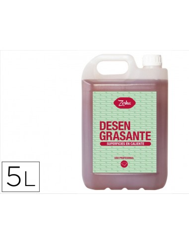 Limpiador desengrasante zorka superficies en caliente garrafa 5 litros