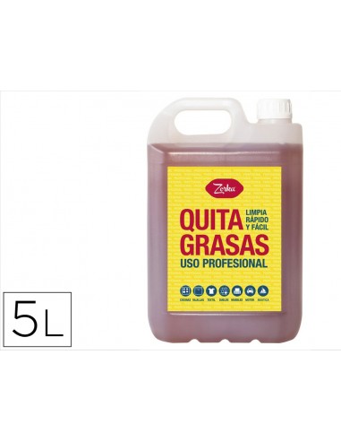 Quitagrasas zorka profesional garrafa 5 litros