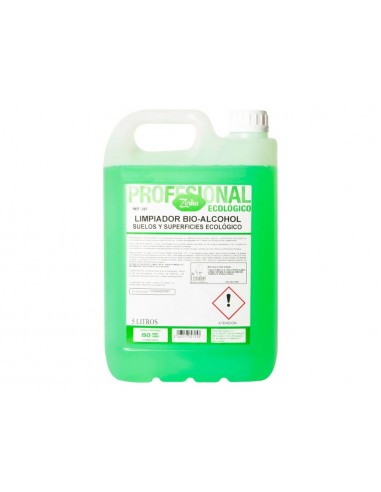 Limpiador multiusos zorka bio-alcohol ecologico suelos y superficies garrafa 5 litros