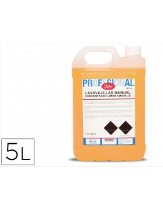 Lavavajillas manual zorka concentrado limon amarillo garrafa 5 litros
