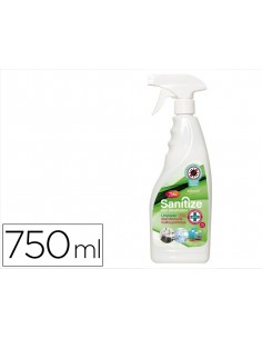 Limpiador desinfectante zorka con bioalcohol con pistola pulverizadora 750 ml
