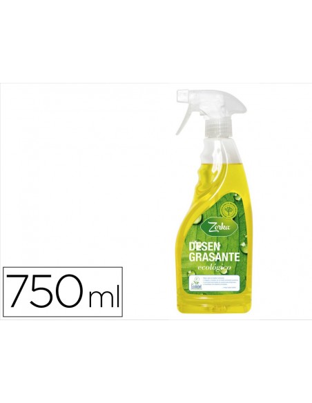 Limpiador desengrasante ecologico zorka con pistola pulverizadora 750 ml