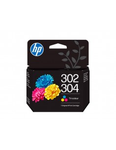 Ink-jet hp 302/304 officejet 3830/4650/5200 series tricolor 100 paginas