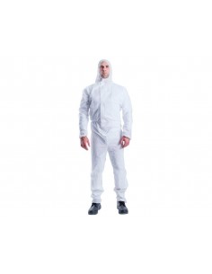 Buzo de trabajo safetop skingard weld categoria 3 color blanco talla xl